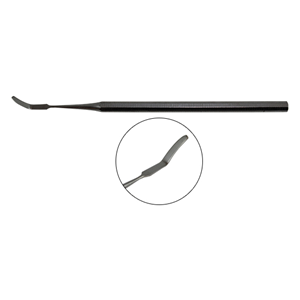 Medicon Gold Foil Instrument, No. 2, Single Ended, Stainless Steel, Made in Germany, Each Each