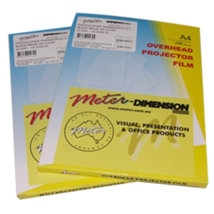 TRANSPARENCIES COPIER METER A4 100/PK Pack