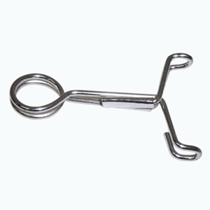 Mohr Pinch Tubing Clamp, Spring Cross Action, Nickel Plated Each