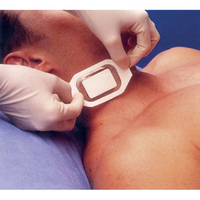 3M Tegaderm Transparent Film Island Dressing, Absorbent, with Non Adherent Pad, 9 x 35cm, 25 Pieces/Box Box