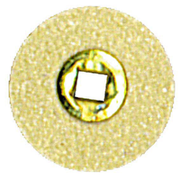 Moore's Paper Disc Brass Centre, Sand Coarse, 1/2 Inch, 50/Pack Pack