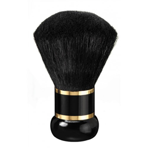 Neck Duster with Nylon Bristles, Black, Short Handle Each