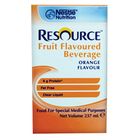 Out of Date, Resource Fruit Beverage Orange, 237ml, 24/Carton, Original Unopened Condition, Price Discounted, While Stocks last Carton