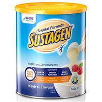 Out of Date, SustagenHospital Formula Active, Neutral Powder, 840g Can, Each, Price Discounted, While Stocks last Each