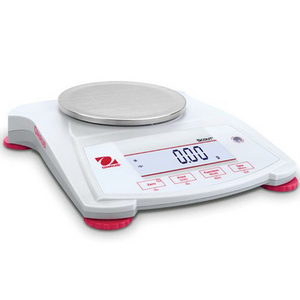 Ohaus Scout SPX Precision Balance, 220 Grams Capacity, 0.01 Grams Readability, 12cm Stainless Steel Round Pan, Each Each