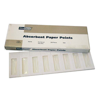 Diadent Absorbent Paper Points, ISO Size No. 35, Biodegradable, Sterile, Green, 200/Cell Pack Pack