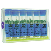 Diadent Absorbent Paper Points, Size No. C, Coarse, Biodegradable, Sterile, Green, 200/Box Box