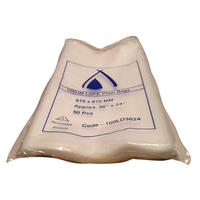 Logan Plastic Bag, 915 x 510mm, 100 Microns, Heavy Duty, Recyclable LDPE, 50/Pack Pack