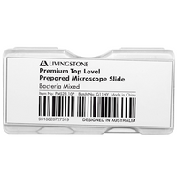 Livingstone Premium Top Level Prepared Slide, Bacteria Mixed, Each Each