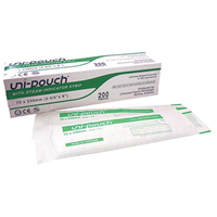 Uni-Pouch Sterilisation Pouch, with Colour Change Indicator, 70 x 230mm, 200/Box Box