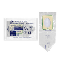 Livingstone Paediatric Urine Collector, 100ml, Latex Free, Sterile, Loose Loose