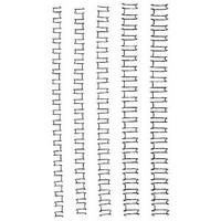WIRE BINDING COILS 14MM BLACK BOX/80 Box