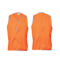 Livingstone High Visibility Safety Vest, Day Use, Extra Large, Orange, Each Each