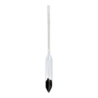 Carlton Specific Gravity Hydrometer, 1.400 to 1.500, 0.002 at 15.6degC, 260mm, Glass, Each 1