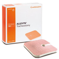 Allevyn Non-Adhesive Hydrocellular Tracheostomy Foam Dressings, 9 x 9cm, 10/Box Box