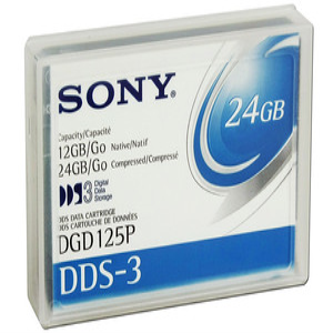 DATA CARTRIDGE 4MM DDSIII 12/24 GB SONY 125M EA (125P) Each