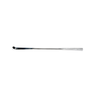 Livingstone Spatula, 145mm, 9 x 50mm Flat and Bent Ends, Stainless Steel, 4 Grams, Each Each