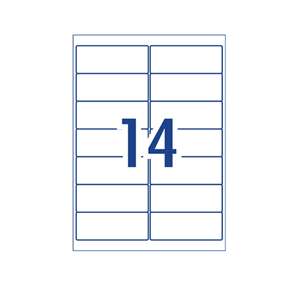 LABELS 99.1X38.1MM L14 A4 100 /BX (L7163) AVD959004 Box