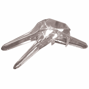 Vaginal Speculum, Duckbill, Recyclable Plastic, Clear, Medium, 10 Pieces/Bag Bag