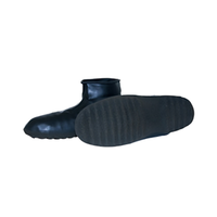 Silicone Shoe Covers, Large, Black, Each Box