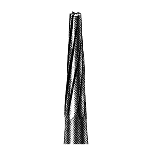 SSW 7713 Tungsten Carbide Burs, Flat Fissure, ISO 168 #12(3), Friction Grip Finishing, Made in UK, Each Each