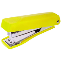 Livingstone Stapler, No.10, 10 Sheets Capacity, Recyclable Plastic, Yellow, Each Each
