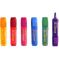 Monami Highlighter, Chisel Point, Yellow, Each Each