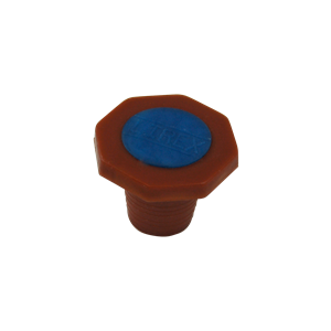 Polyethylene Recyclable Plastic Stopper Octagonal Cap, 21 to 24mm, Bottom to Top Diameter, 25mm Cone Height, 32mm Overall Height, Each Each
