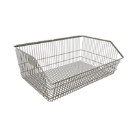 Surgibin Surgical Solutions Chrome Wire Baskets, 12L, 300(L) x 435(W) x 165(H) mm, Large, Durable and Sturdy, MOQ of 6 Pieces, Each Each