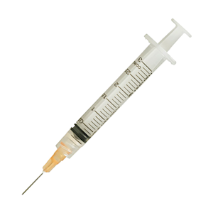 Terumo Syringe with Needle, 3mL, 25 Gauge x 16mm, Luer Lock,100 Pieces/Box Pack