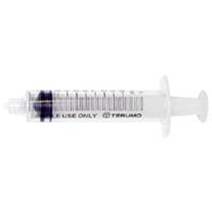 Out of Date, Terumo Syringe, 5ml, Luer Lock, Sterile, Loose, Original Unopened Condition, Price Discounted, While Stocks last Loose