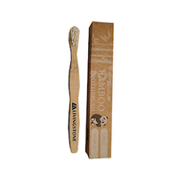 Liv Eco Bamboo Toothbrush, Child, Medium Bristles, 12 Pieces/Pack Pack