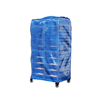 UPAC Bakery Trolley Covers, 840 x 1900mm, Gusset: 530mm, 25um, Blue Tint, 100 Pieces/Rolls
