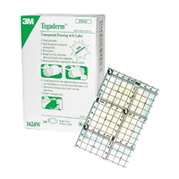 3M Tegaderm Transparent Film Dressing, 6 x 7cm, 100 Pieces/Box, 4 Boxes/Carton Carton