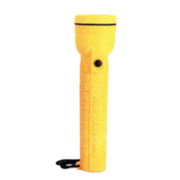 Sonca Rubberized Colour Drop-Proof Torch, (3 Pieces D-size Batteries Sold Separately), Each Each
