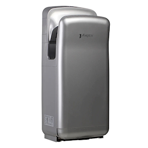 Vortex Jet Hand Dryer, 11kg, 50Hz, 90m/s, 680 (H), 290(W), 220mm (D), Commercial Grade, High-speed Airflow, Automatic Power, Silver, Each