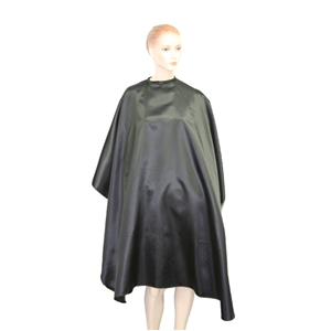 Black Water Repellent Snap Cape, Nylon with Satin Finish, 157 x 138cm, Each