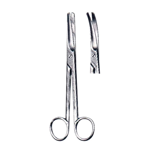 Livingstone Mayo Stille Scissors, 14cm, Stainless Steel, Theatre Quality, Curved, Each Each
