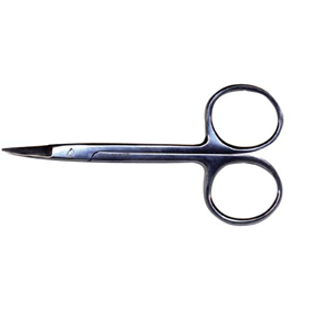 Livingstone Nail and Cuticle Scissors, Curve, 90mm, 15 grams, Each Each